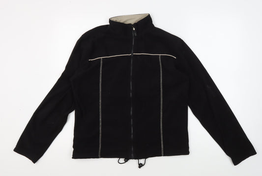 Additional front view of Trespass Men's Black Fleece Jacket L