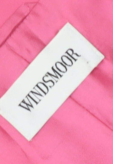 Windsmoor Pink Women's Mid-Length Suit Jacket Size 16