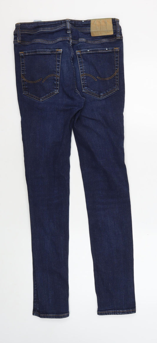 Jack & Jones Men's Blue Regular Fit Denim Jeans