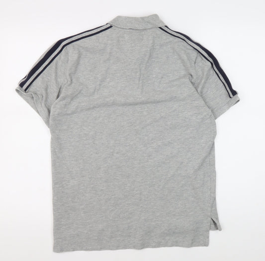 Ralph Lauren Men's Grey Polo Shirt M Cotton Classic