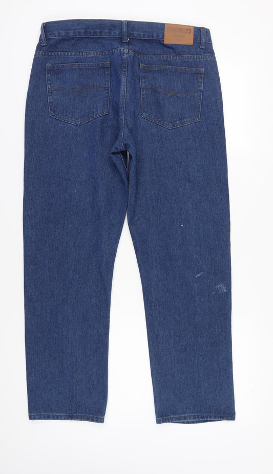 Life & Glory Men's Blue Straight Jeans Size 36