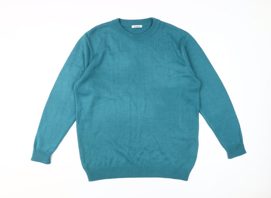 Womens UK Size M Damart Green Pullover Jumper