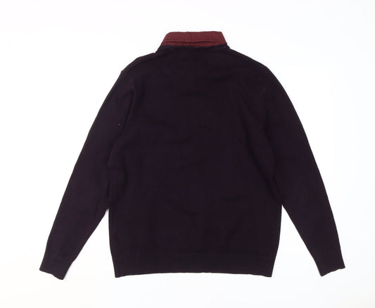 Mens UK Size M Jack Reid Black Pullover Jumper