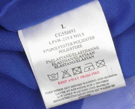 Brave Soul Women's Blue Playsuit, Size L, Casual Comfort