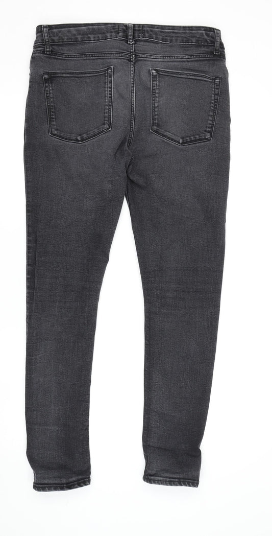 Mens UK Size 34 ASOS Slim Fit Skinny Black Jeans