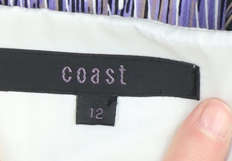 Coast Women's Multicoloured Sheath Dress Size 12