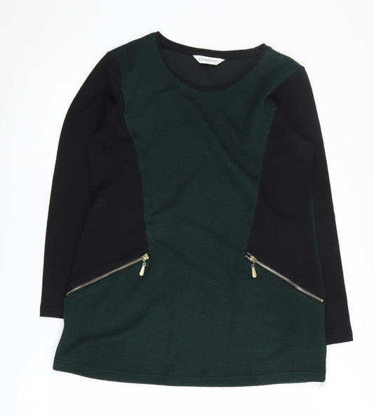 Womens UK Size 14 Chianti Green Pullover Jumper