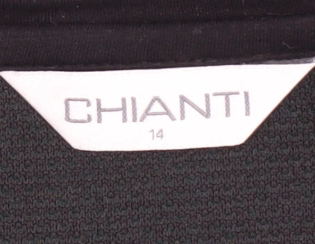 Womens UK Size 14 Chianti Green Pullover Jumper