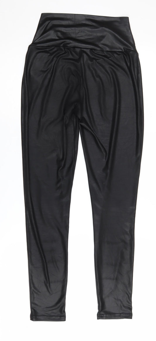 Womens UK Size S Mint Velvet Ankle Black Leggings