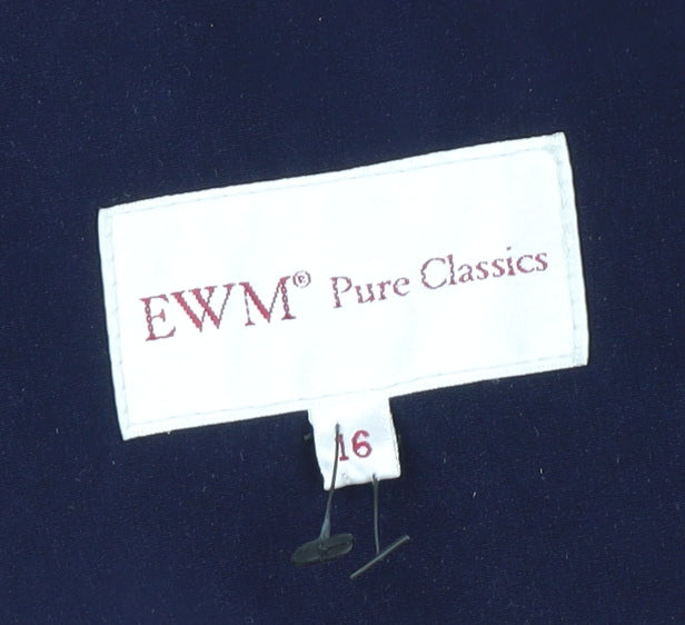 EWM Women's Red Hooded Rain Coat Size 16