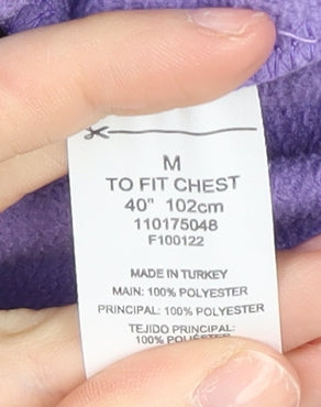 Mens UK Size M ASOS DESIGN Purple Pullover Sweatshirt