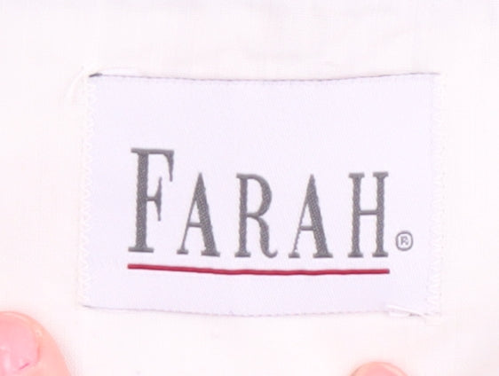 Farah Men's Green Straight Fit Trousers - Size L