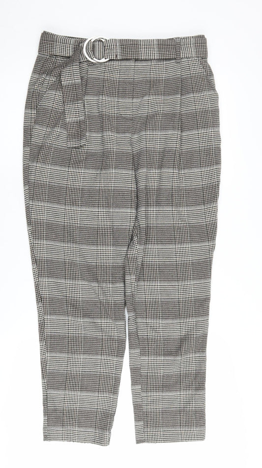 Womens UK Size 10L NEXT Regular Fit Business Casual Black Trousers
