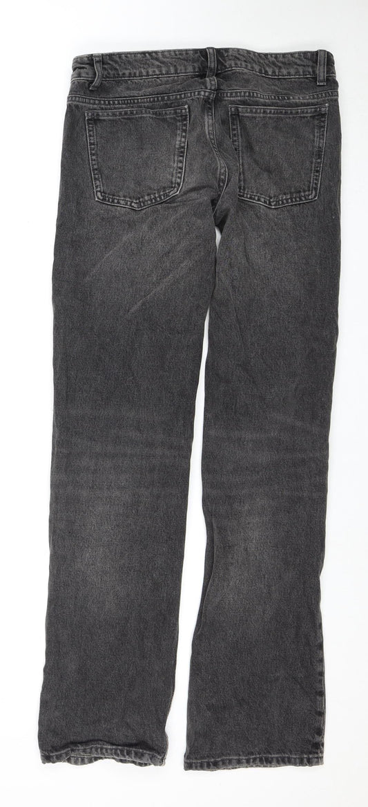 ZARA Women's Grey Straight Jeans Size 8