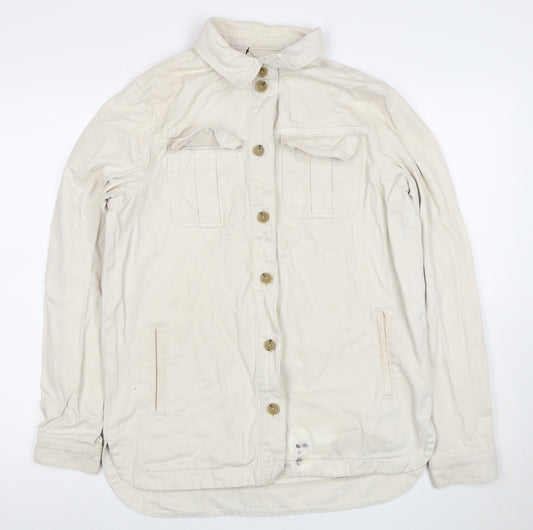 Womens UK Size 10 NEXT Beige Basic Jacket