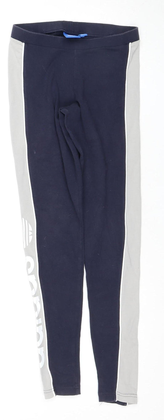 Unisex Adultss UK Size 8 adidas Regular Fit Track Pants Black Trousers
