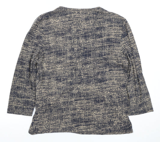 Womens UK Size M Viyella Blue Blouse