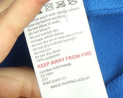 Mountain Warehouse Boys Blue Pullover Hoodie 9-10 Years