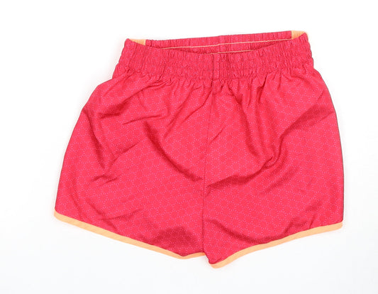 Champion Women's Red Floral Athletic Shorts L