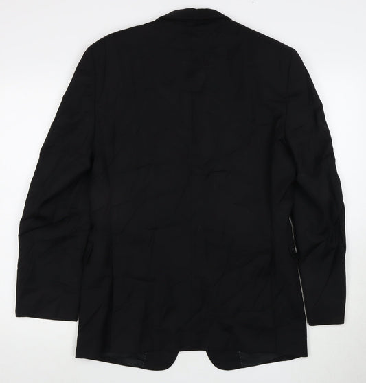 Mens UK Size 38 Tommy Hilfiger Regular Black Suit Jacket