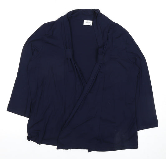 Womens UK Size 16 Eastex Blue Kimono Blouse