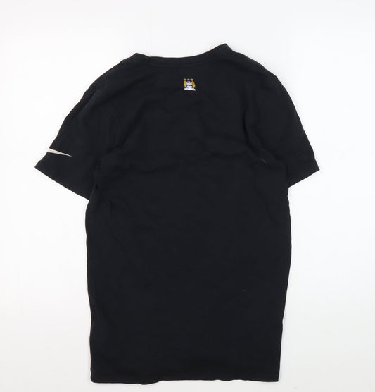 Nike Men's Black Small Athletic MCFC Graphic T-Shirt