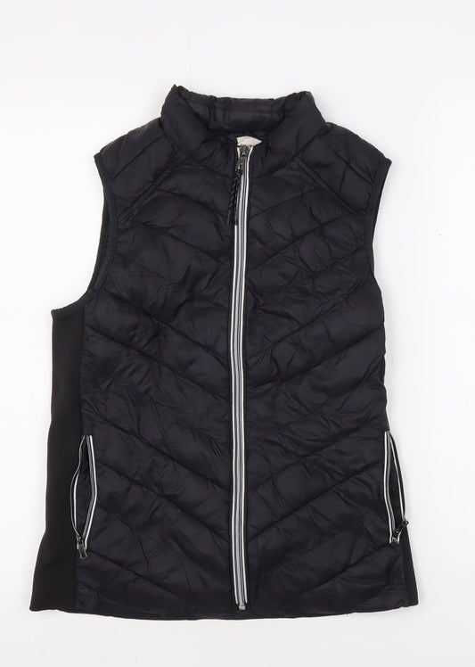 Womens UK Size XS Gap Black Puffer Jacket