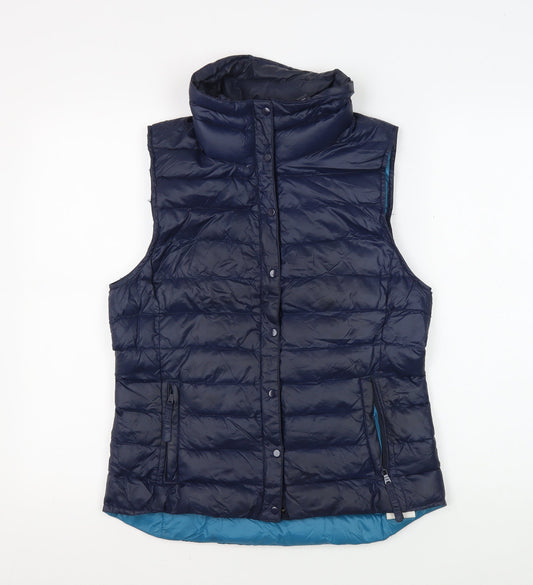 Womens UK Size S Gap Blue Puffer Jacket