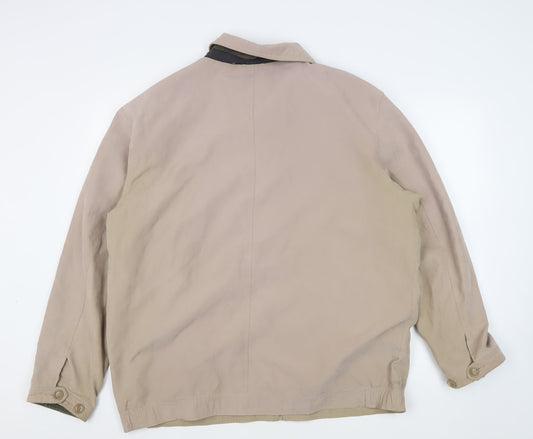 Mens UK Size XL Greenwoods Beige Basic Jacket