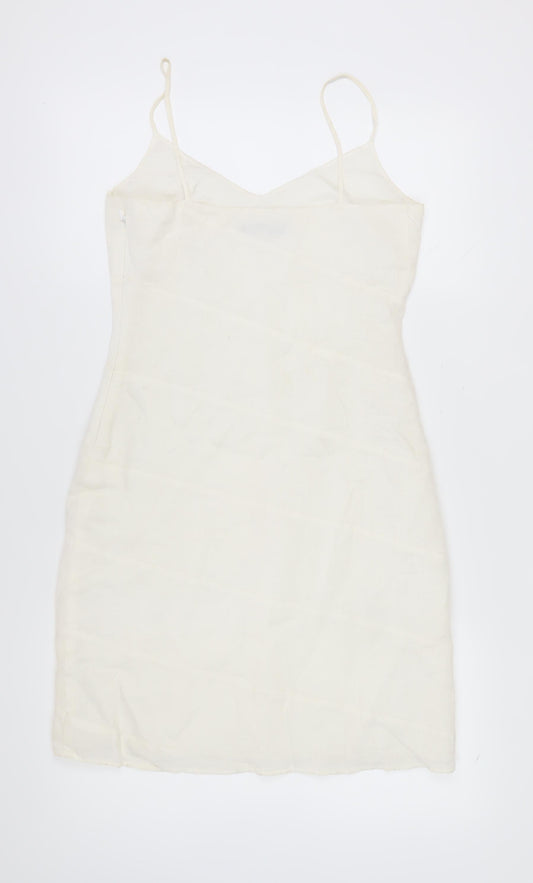 Rocha John Rocha Ivory Slip Dress, Size 10, Summer Sleeveless