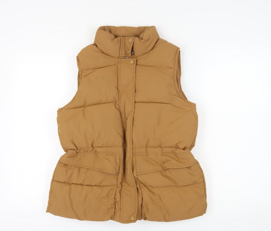 Additional front view of I Saw It First Women's Brown Padded Waistcoat, size 12