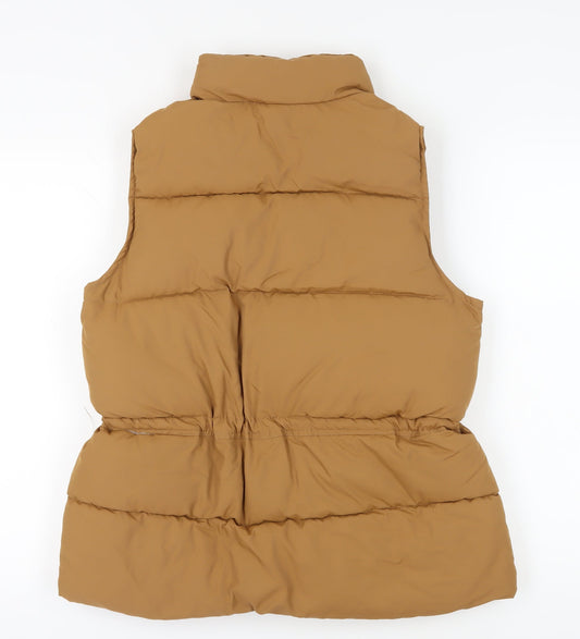 I Saw It First Women's Brown Padded Waistcoat Size 12