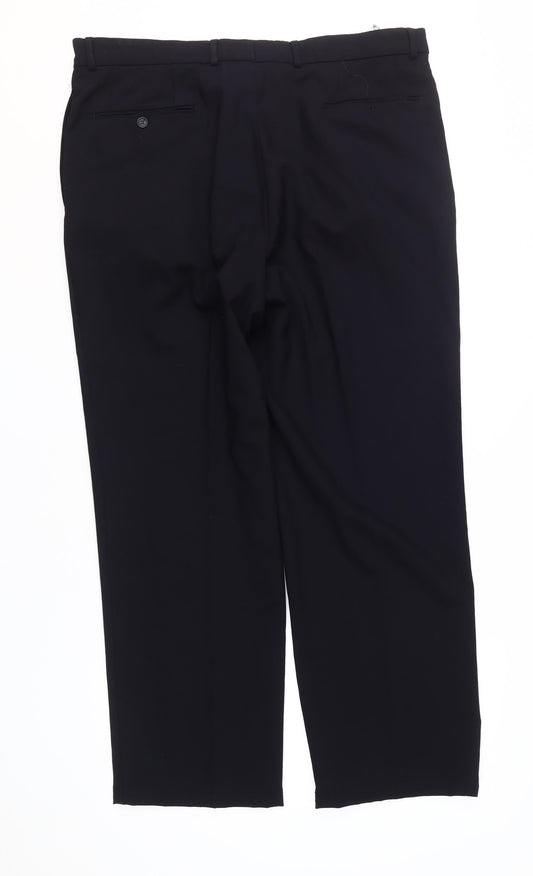 Armando Men's Black Dress Trousers Size 38