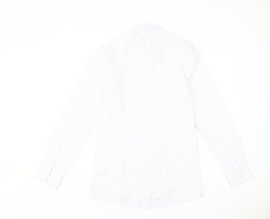 Mens UK Collar Size 15 NEXT Smart White Dress Shirt