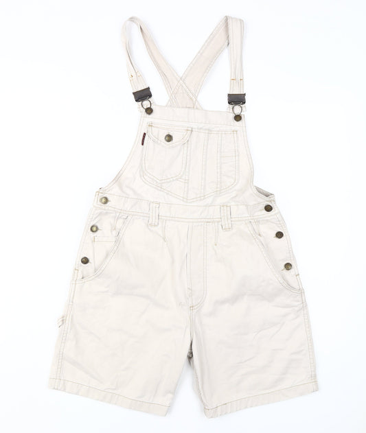 Womens UK Size 8 NEXT One-Piece Beige Dungaree