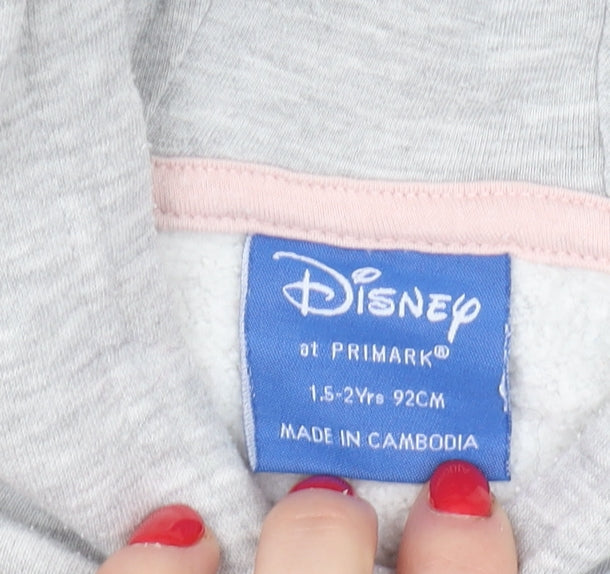 Disney at Primark Grey Stitch Hoodie 18-24 Months - Unisex Baby Jacket