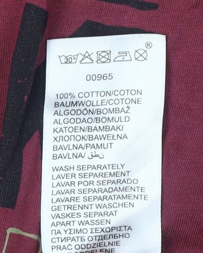 Quiksilver Men's Red Medium Graphic T-Shirt