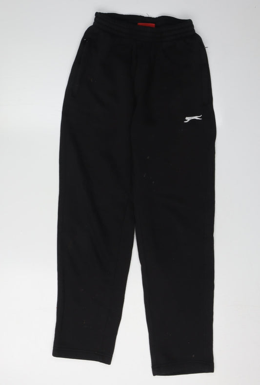 Slazenger Boys Black Jogger Trousers XS