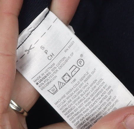 GAP Women's Black Pullover Sweatshirt S