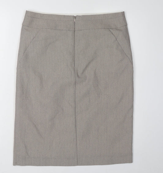 Next Women's Grey Pencil Skirt, Size 10 - Business & Casual