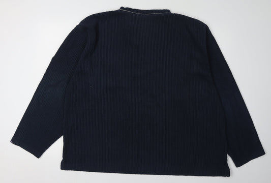 Mens UK Size XL Lee Cooper Blue Pullover Sweatshirt