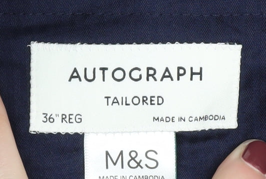 Marks and Spencer Men's Blue Dress Pants Size 36
