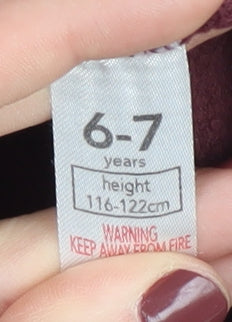 Additional view of Harry Potter boys’ red hoodie 6-7 years hogwarts pullover