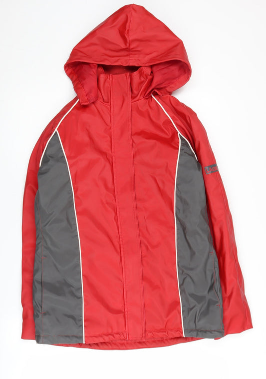 Womens UK Size 10 LA Gear Red Rain Coat