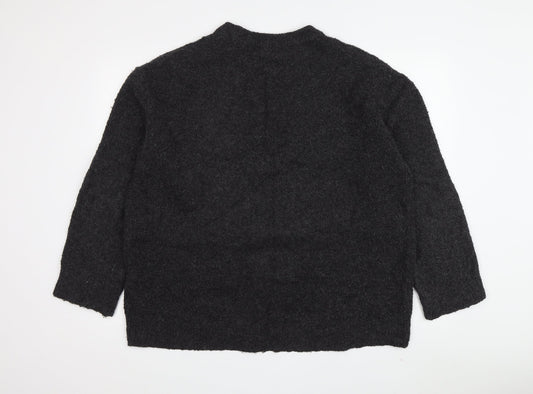 Womens UK Size M New Look Black Pullover Jumper