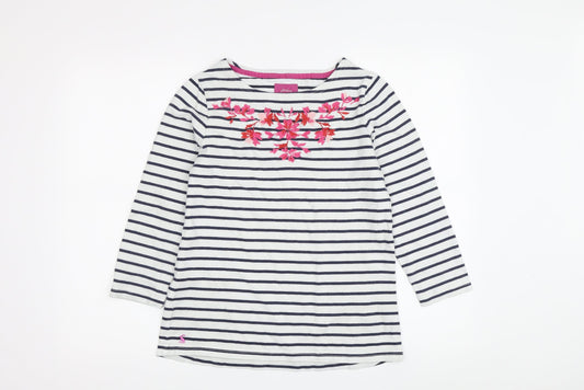 Womens UK Size 10 Joules Multicoloured Basic T-Shirt