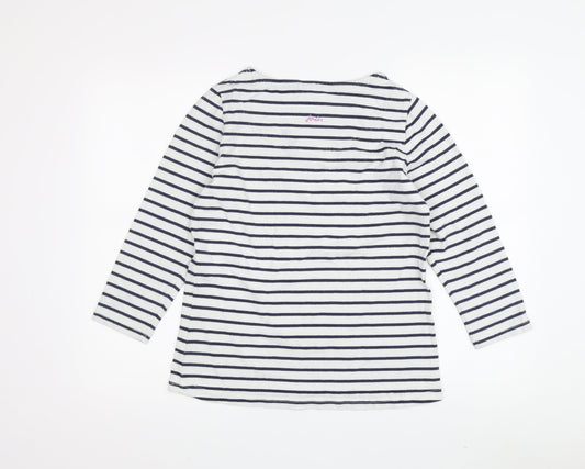 Womens UK Size 10 Joules Multicoloured Basic T-Shirt