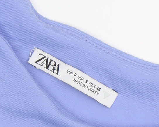 Zara Women's Blue Bodysuit Size S