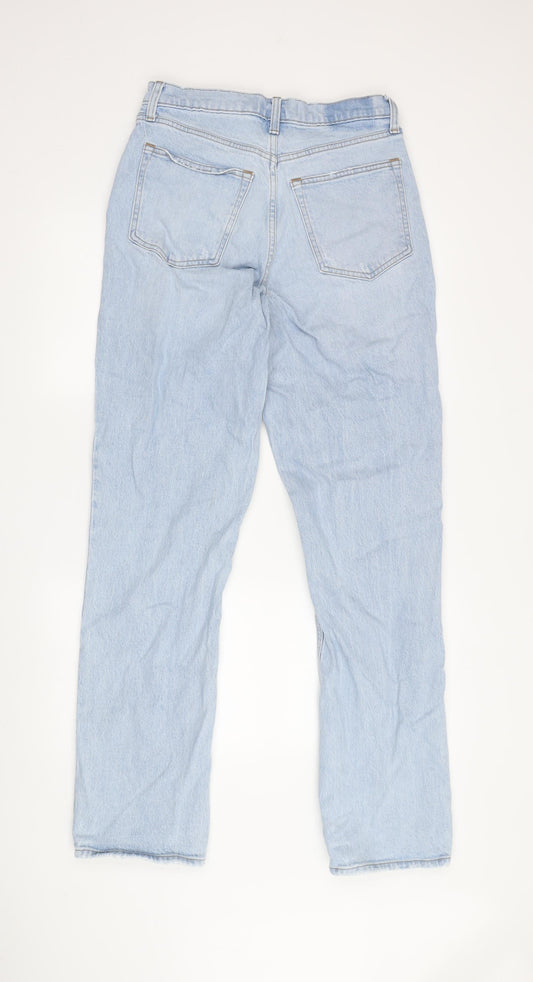 Abercrombie & Fitch Women's Blue Straight Jeans Size 6