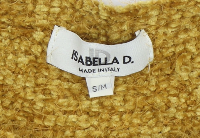 Womens UK Size M Isabella D. Gold Pullover Jumper